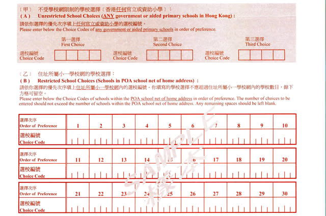 【小一統一派位】各區小學尚餘學額一覽