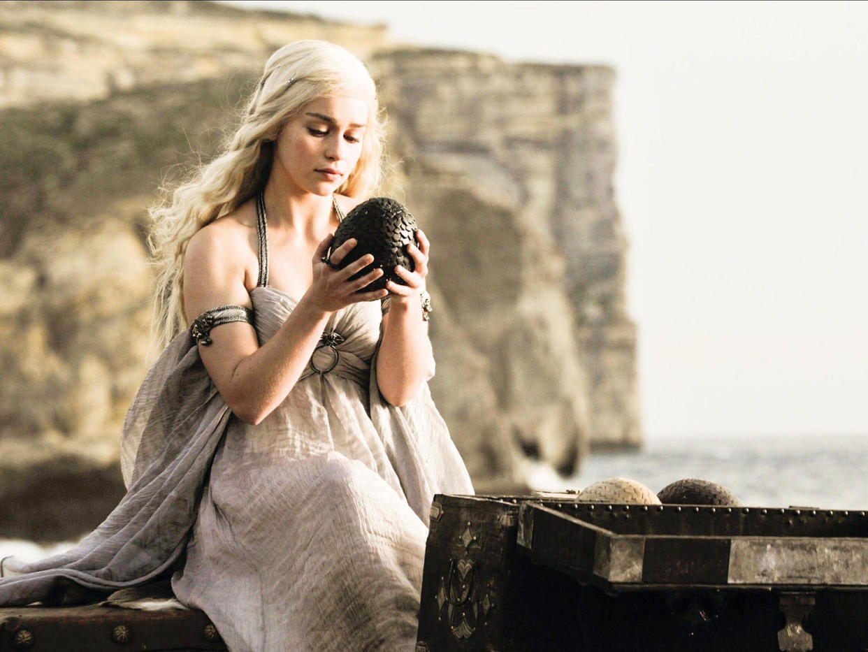 Emilia Clarke in Game of Thrones, 2011. (Alamy )