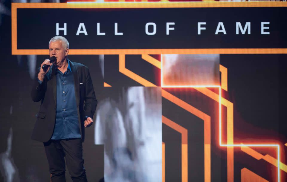 In his speech the singer reflected on some difficult times as he accepted his ARIA Hall of Fame Award.Source: Getty