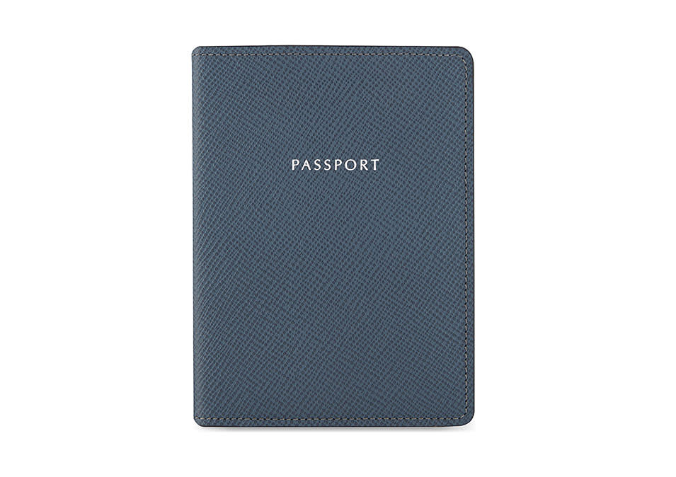 Globe-Trotter Jet Leather Passport Sleeve