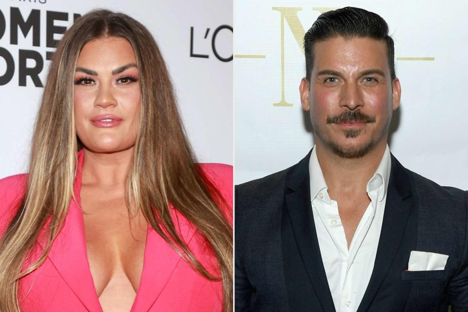 <p>Steven Simione/FilmMagic; Gary Gershoff/Getty Images</p> From left: Brittany Cartwright and Jax Taylor