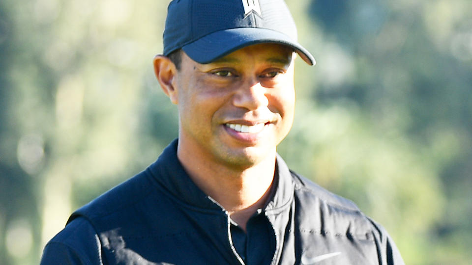 Tiger Woods, pictured here before his shocking car accident.