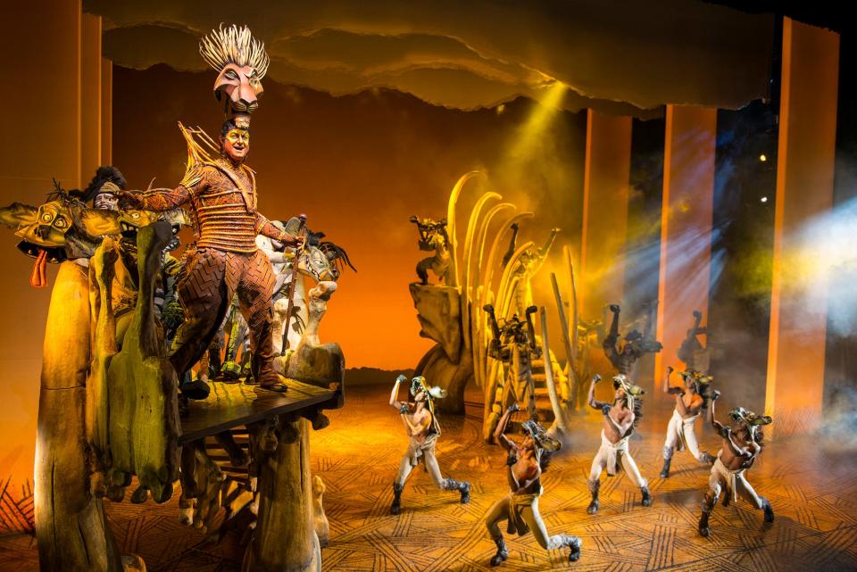 Spencer Plachy plays Scar in the national tour of Disney's musical "The Lion King."