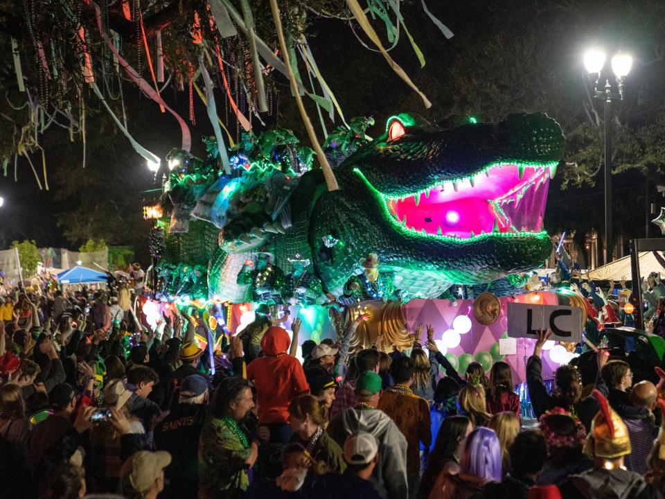 Mardi Gras New Orleans float 2020