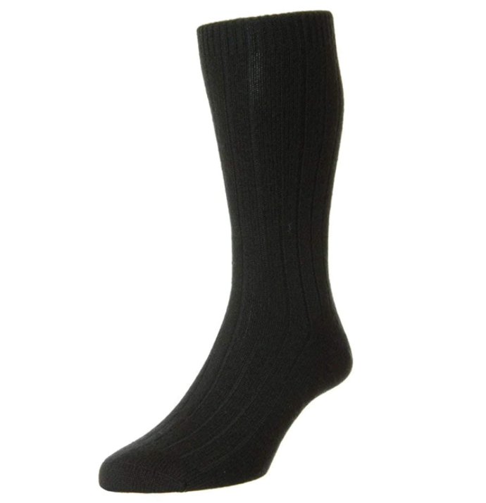 Waddington Cashmere Rib Socks
