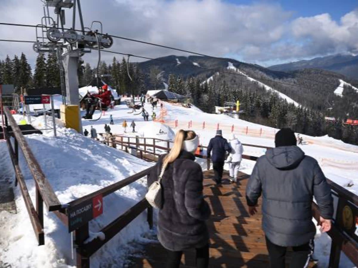 Nearby Bukovel already has a ski resort (AFP via Getty Images)