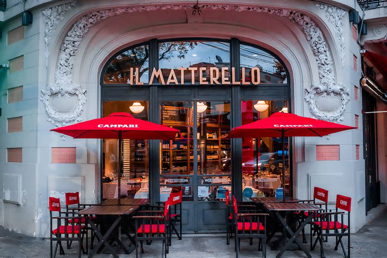 Il Matterello, un clásico total italiano, tiene sucursales en La Boca y Palermo