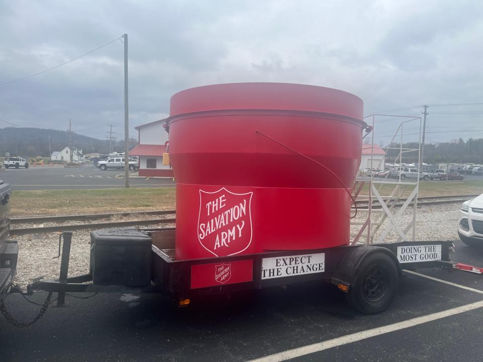 World's Largest Red Kettle at The Salvation Army.