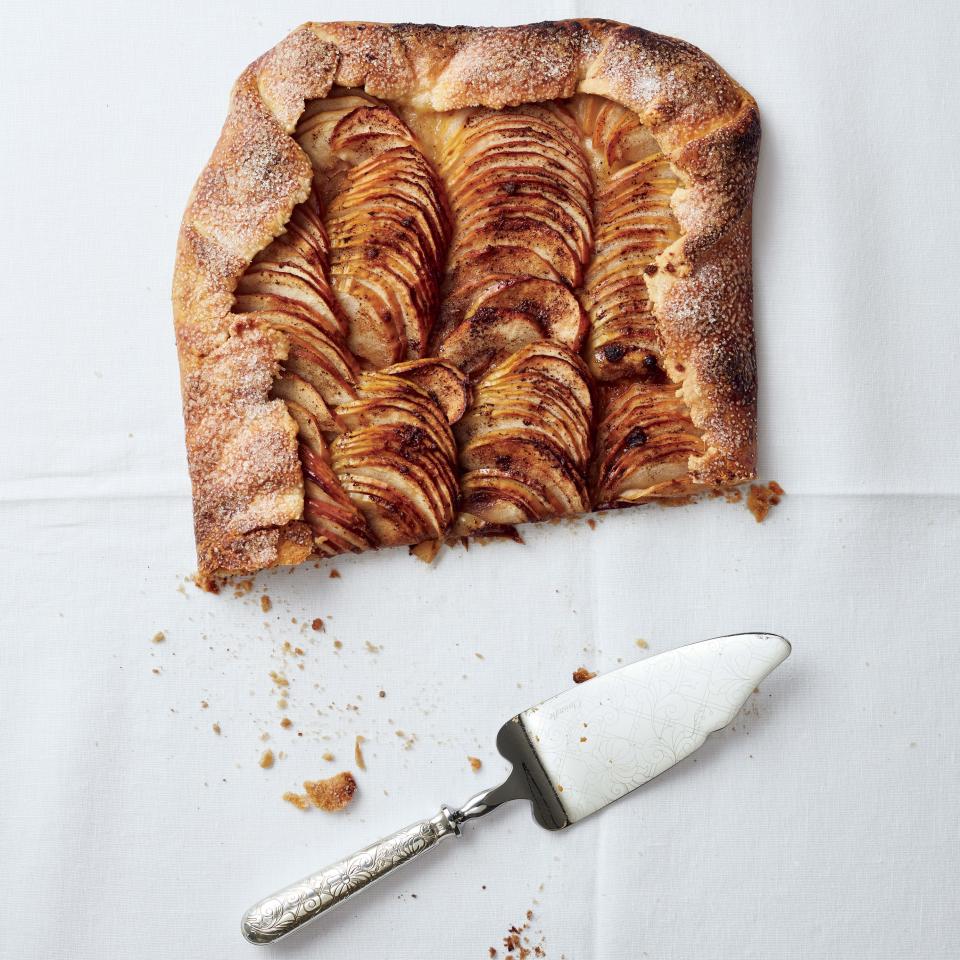 Salted-Butter Apple Galette with Maple Whipped Cream