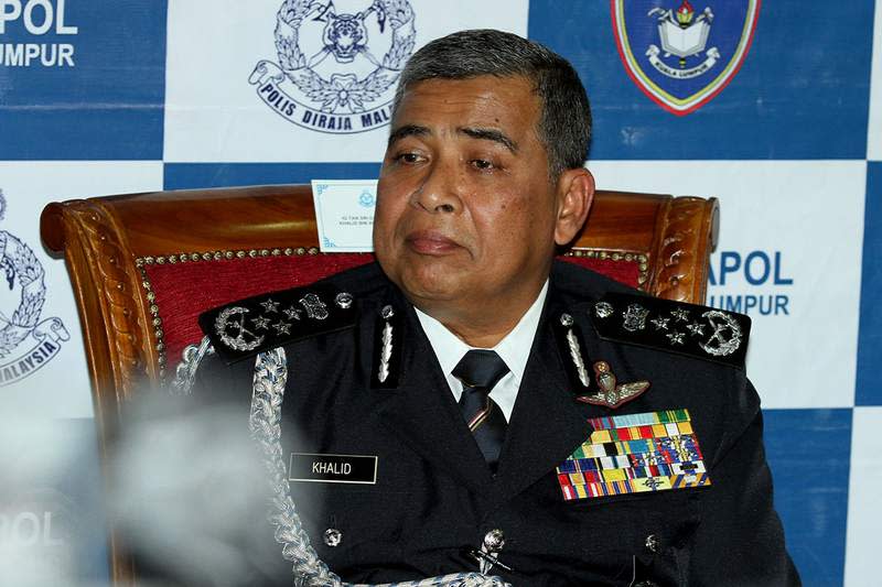 Former IGP Tan Sri Khalid Abu Bakar had led a special task force that was formed ostensibly to investigate 1MDB at the time but which ended up pursuing complainants and investigators instead.— File picture by Miera Zulyana