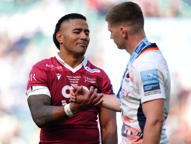 England team-mates Manu Tuilagi, left, and Owen Farrell impressed at Twickenham