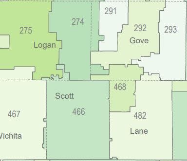 If Healy Unified School District 468 dissolved, its borders would be erased and students would be incorporated into neighboring districts. Students are already set to attend neighboring schools for the upcoming year.