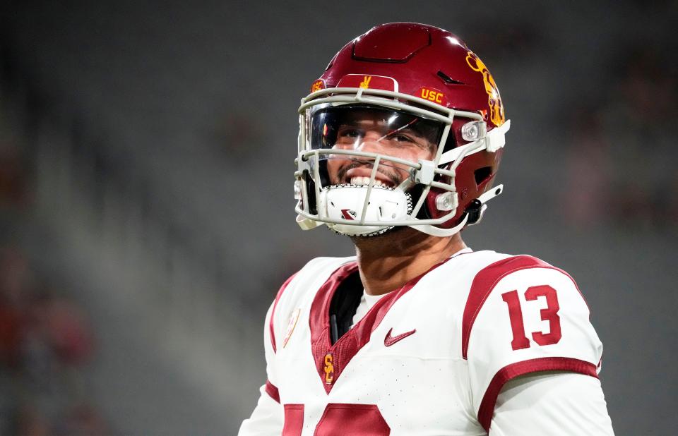 Could USC quarterback Caleb Williams fall to the Arizona Cardinals in the 2024 NFL Draft?