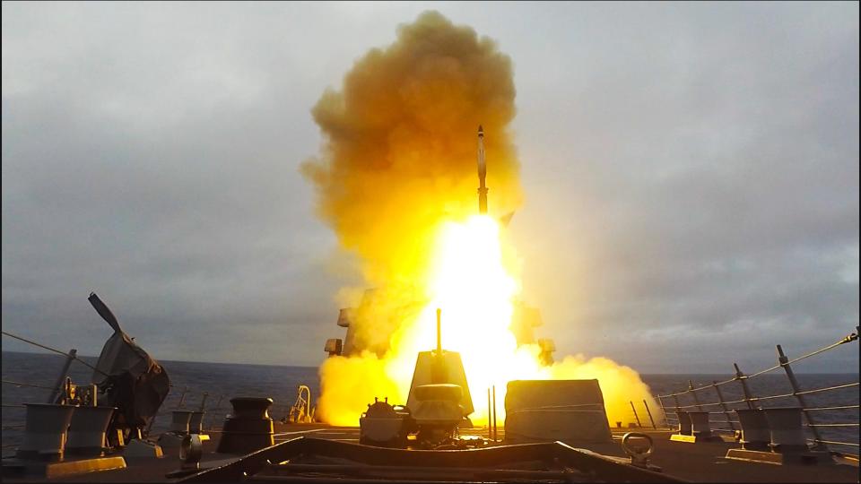 Navy destroyer SM-3 missile