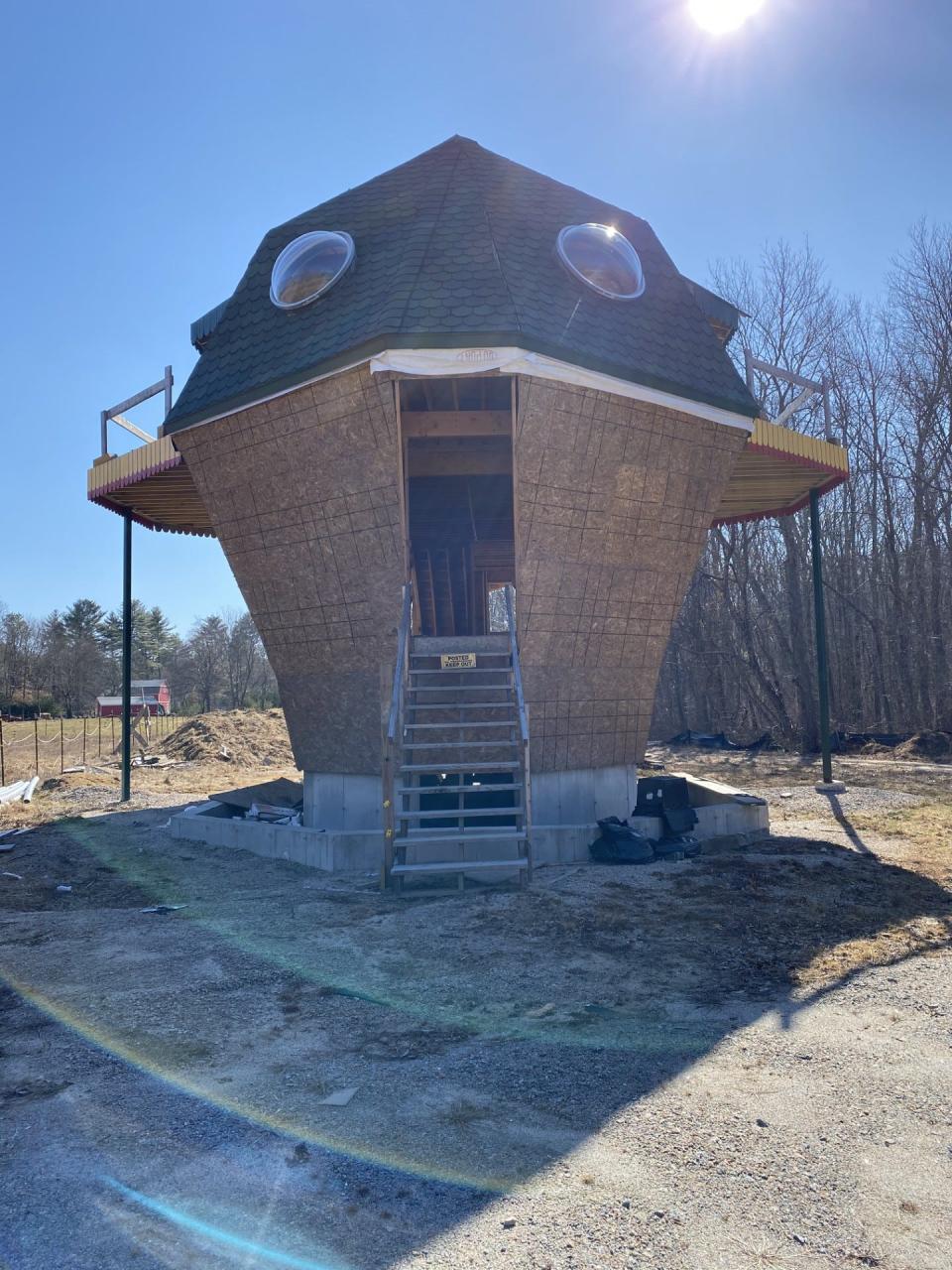 Exeter's "fish barn" was intended to be a farm stand, and attracted so much attention that it became a major source of local controversy.