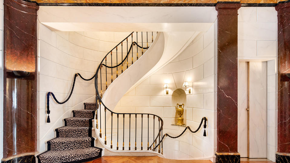 NYC Townhouse by Gianni Versace Stairs