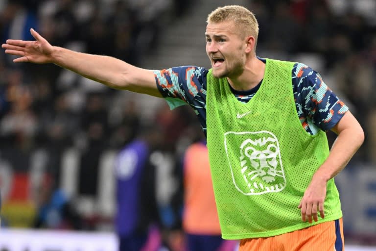 Matthijs De Ligt believes the <a class="link " href="https://sports.yahoo.com/soccer/teams/netherlands/" data-i13n="sec:content-canvas;subsec:anchor_text;elm:context_link" data-ylk="slk:Netherlands;sec:content-canvas;subsec:anchor_text;elm:context_link;itc:0">Netherlands</a> can contend to win Euro 2024 (Kirill KUDRYAVTSEV)