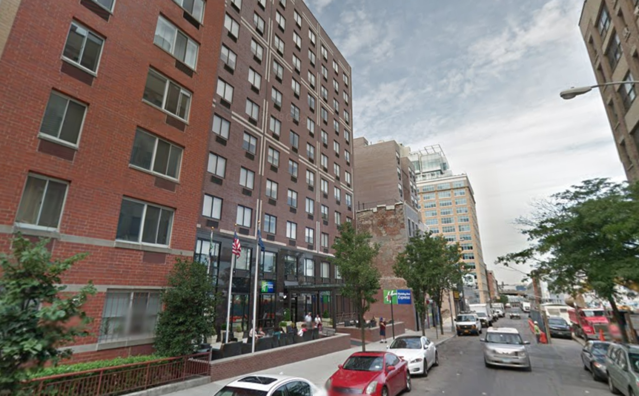 Anastasia reportedly fell ill at the Holiday Inn Express in Midtown Manhattan. (Google)