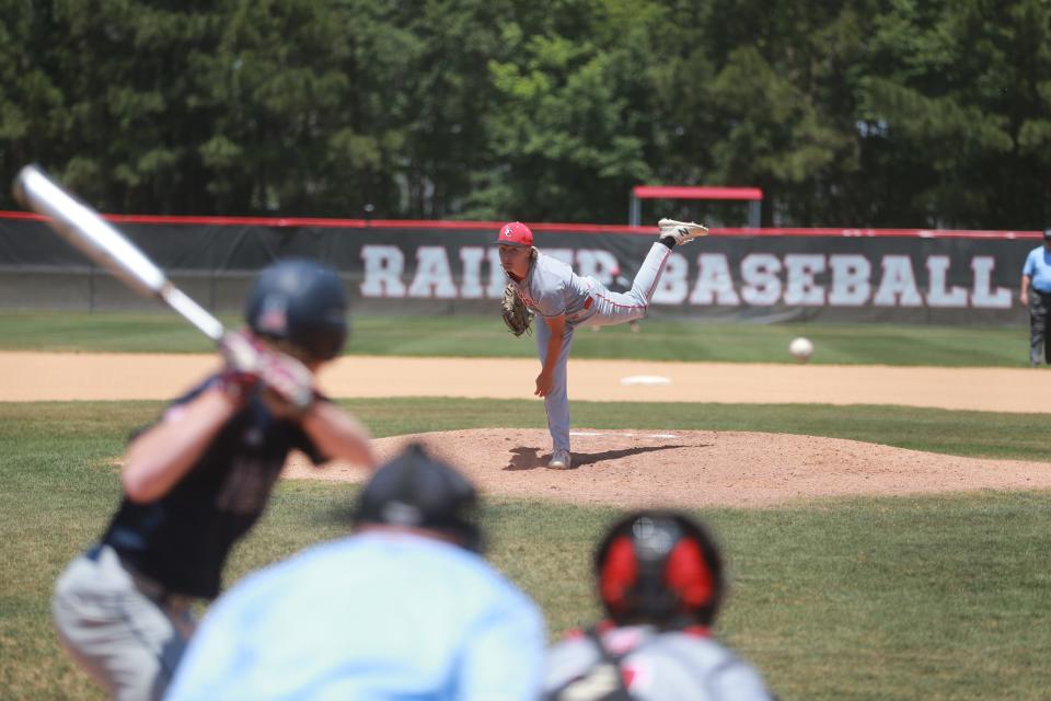 Savannah Christian pitcher Ely Brown works from the mound during Wednesday's state playoff game against Fellowship Christian.