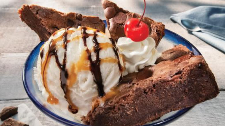 Red Lobster brownie overboard