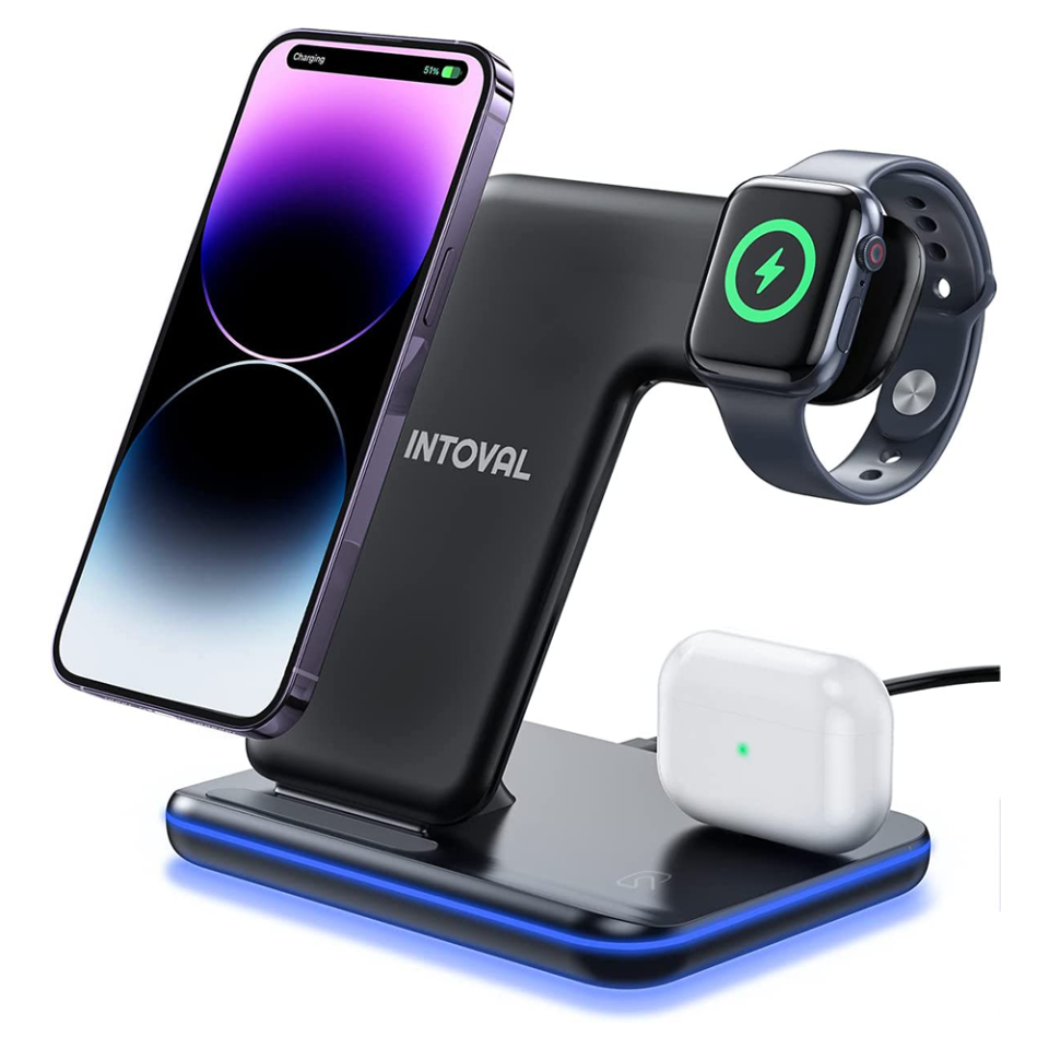 44) 3 in 1 Wireless Charger