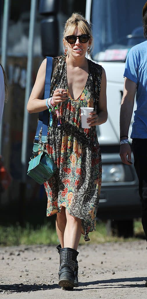 Sienna Miller at Glastonbury, 2013