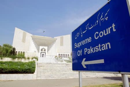 A view of the Supreme Court of Pakistan in Islamabad, Pakistan April 20, 2017. REUTERS/Caren Firouz