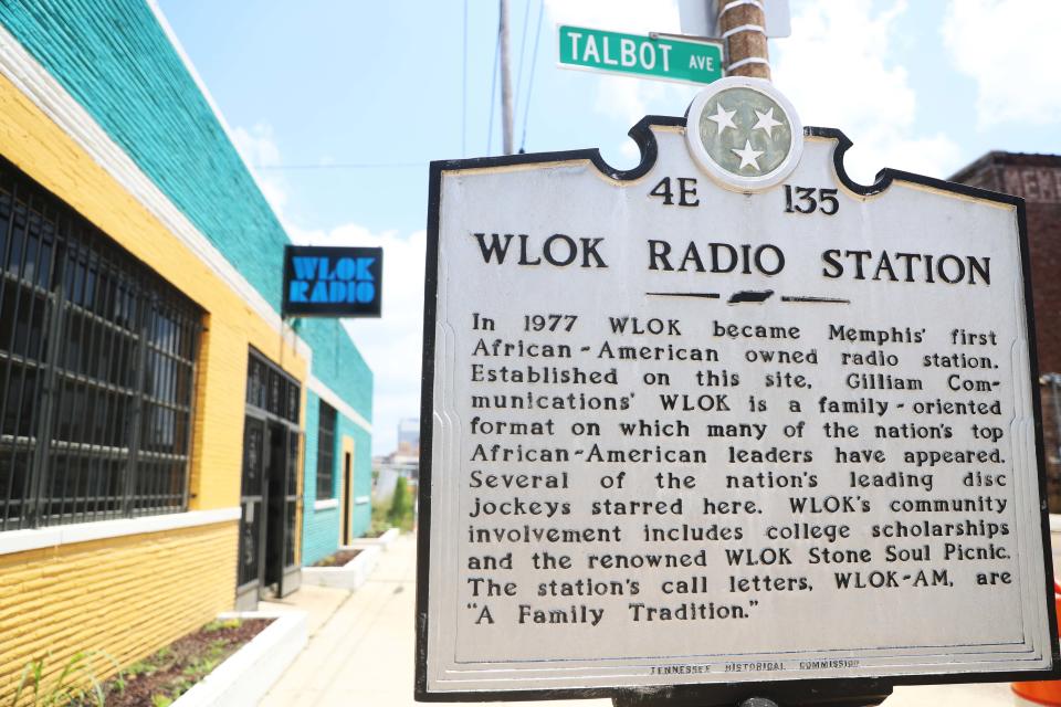 Art Gilliam owns WLOK, the city’s gospel radio station. It is one of the first black owned radio stations in the country. In July, Art will be inducted into the Radio Hall of Fame. Art Gilliam and co-host Chip Washington are on air discussing various topics during their “Let’s Talk About It” show on June 22, 2023 at WLKO in Memphis, Tenn.