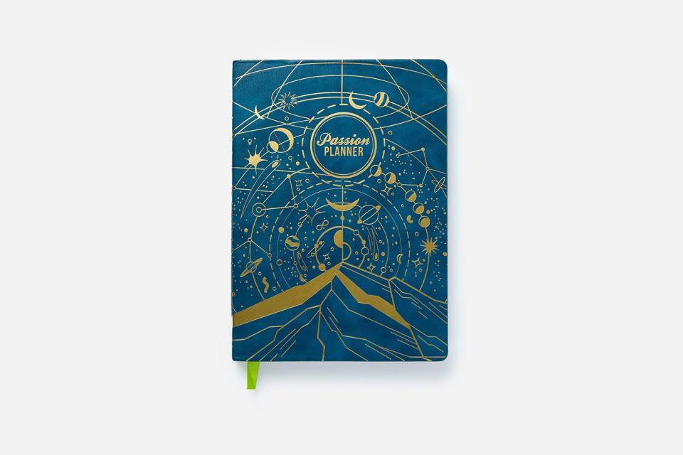 <p>passionplanner.com</p><p><strong>$50.99</strong></p><p><a href="https://passionplanner.com/products/weekly-2023-planner-celestial-blue" rel="nofollow noopener" target="_blank" data-ylk="slk:Shop Now;elm:context_link;itc:0;sec:content-canvas" class="link ">Shop Now</a></p><p>Make your dreams come true with this planner that helps you map out and set goals for your passion projects. It comes with <strong>monthly and weekly layouts, monthly reflection worksheets, as well as a Passion Roadmap so your dreams can flourish</strong><strong>.</strong></p>