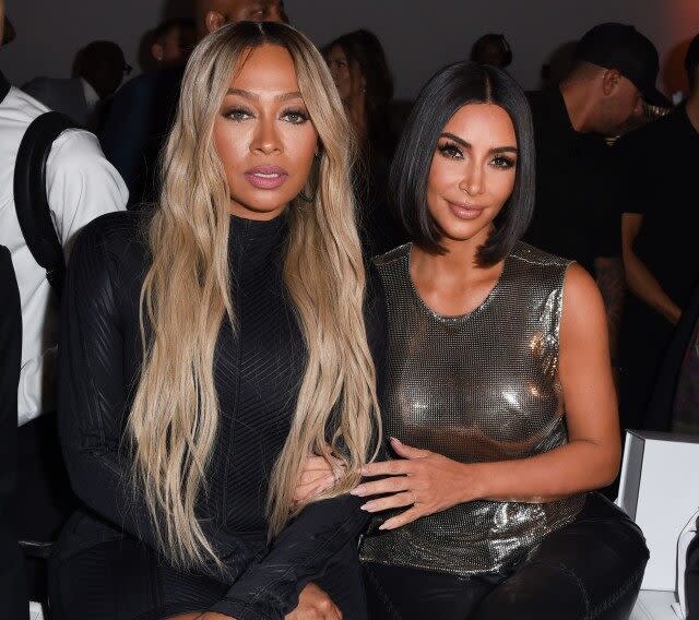 Kim Kardashian and Lala Anthony