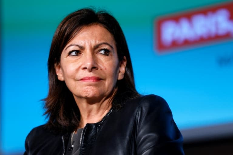 La maire de Paris et candidate socialiste à la présidentielle, Anne Hidalgo, le 12 novembre 2021 à Paris - Thomas SAMSON © 2019 AFP