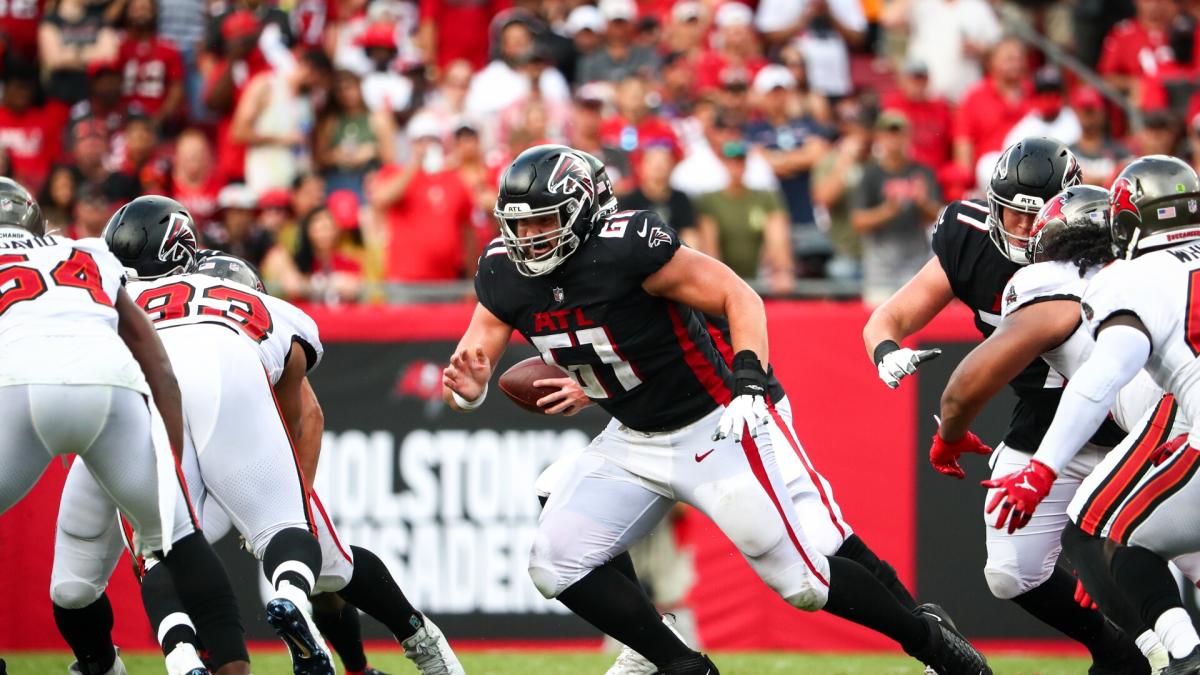 Falcons lose another left guard with Hennessy placed on IR