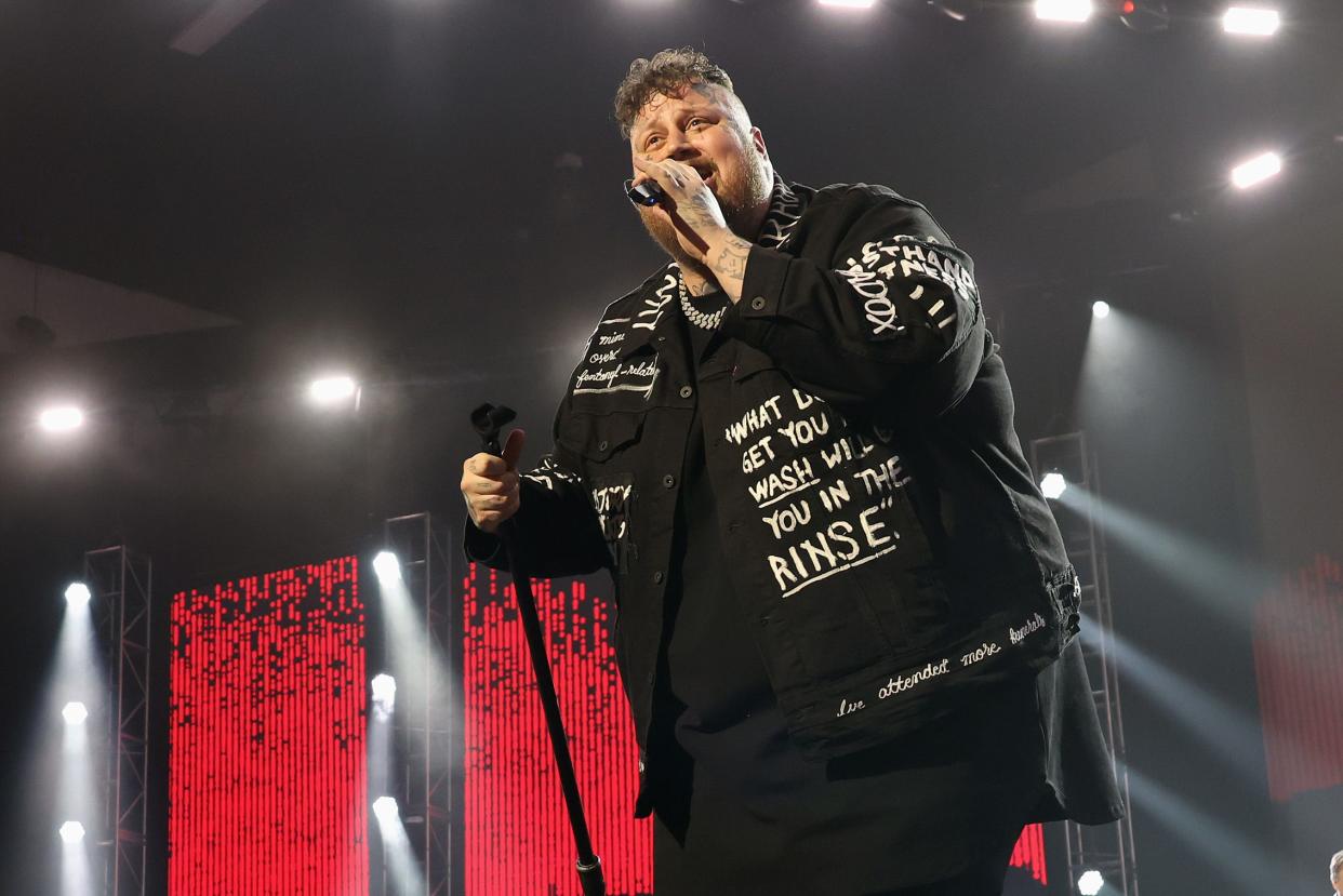 Country-rock singer Jelly Roll rocked out to "Bad Medicine" at the 2024 MusiCares Person of the Year gala to honor Jon Bon Jovi.