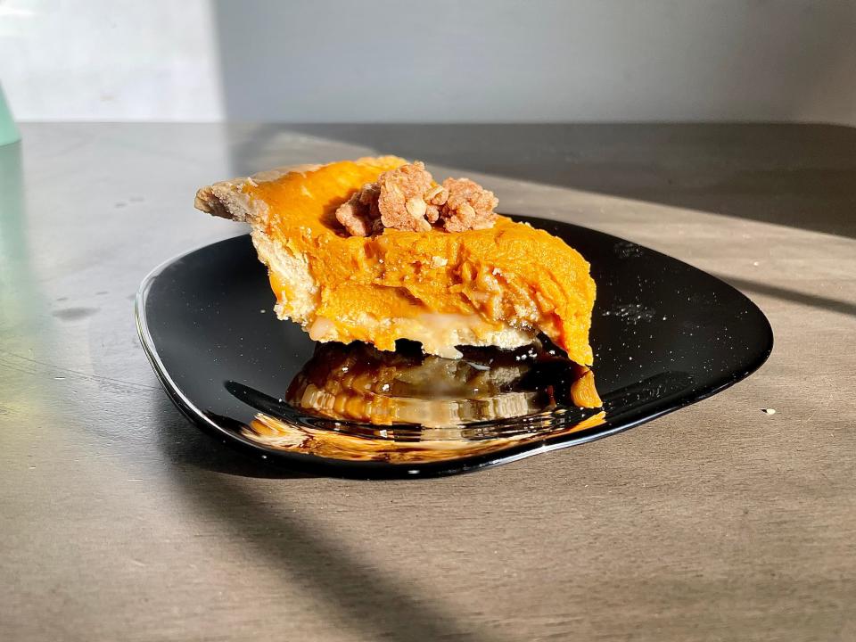 Hilly's Pumpkin Caramel Pie Taste Test