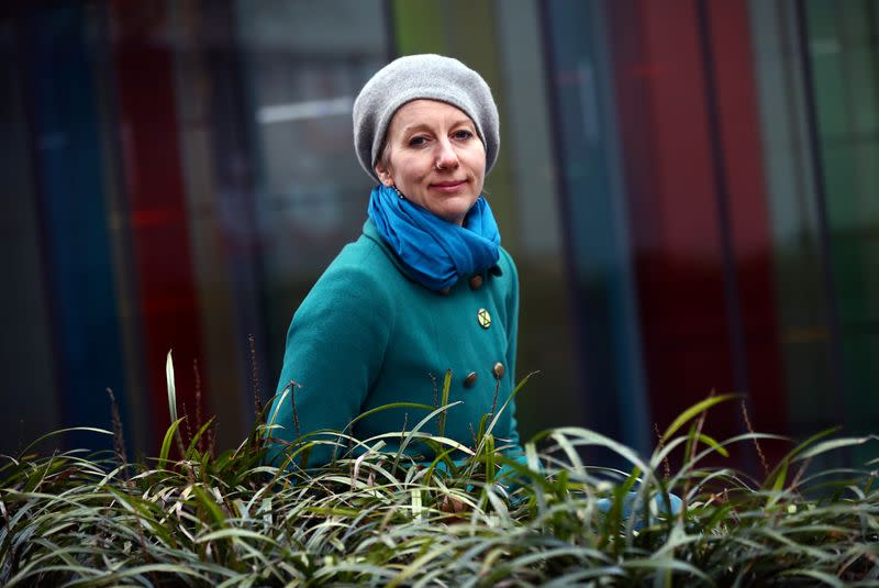 Extinction Rebellion co-founder Gail Bradbrook poses for a photograph in London