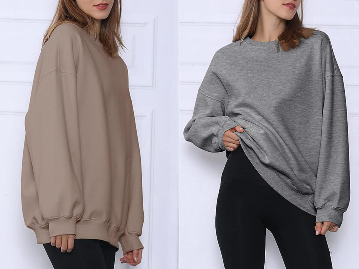 I’m Living in Oversized Sweatshirts This Fall — And This Crew Neck Is ...