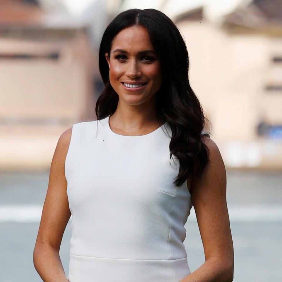 The Duchess of Sussex, Meghan Markle, dressed the bump and kicked off her tour of the Southern hemisphere.