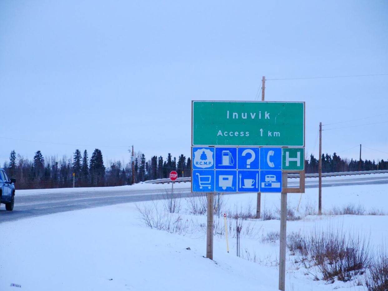 Inuvik, N.W.T., in 2023. Kylik Kisoun-Taylor says his 13-year-old daughter Imogen needs constant care and it's not possible for either him or her mother to meet those needs. Imogen has therefore been under voluntary foster care in B.C. since 2021.  (Julie Plourde/Radio-Canada - image credit)