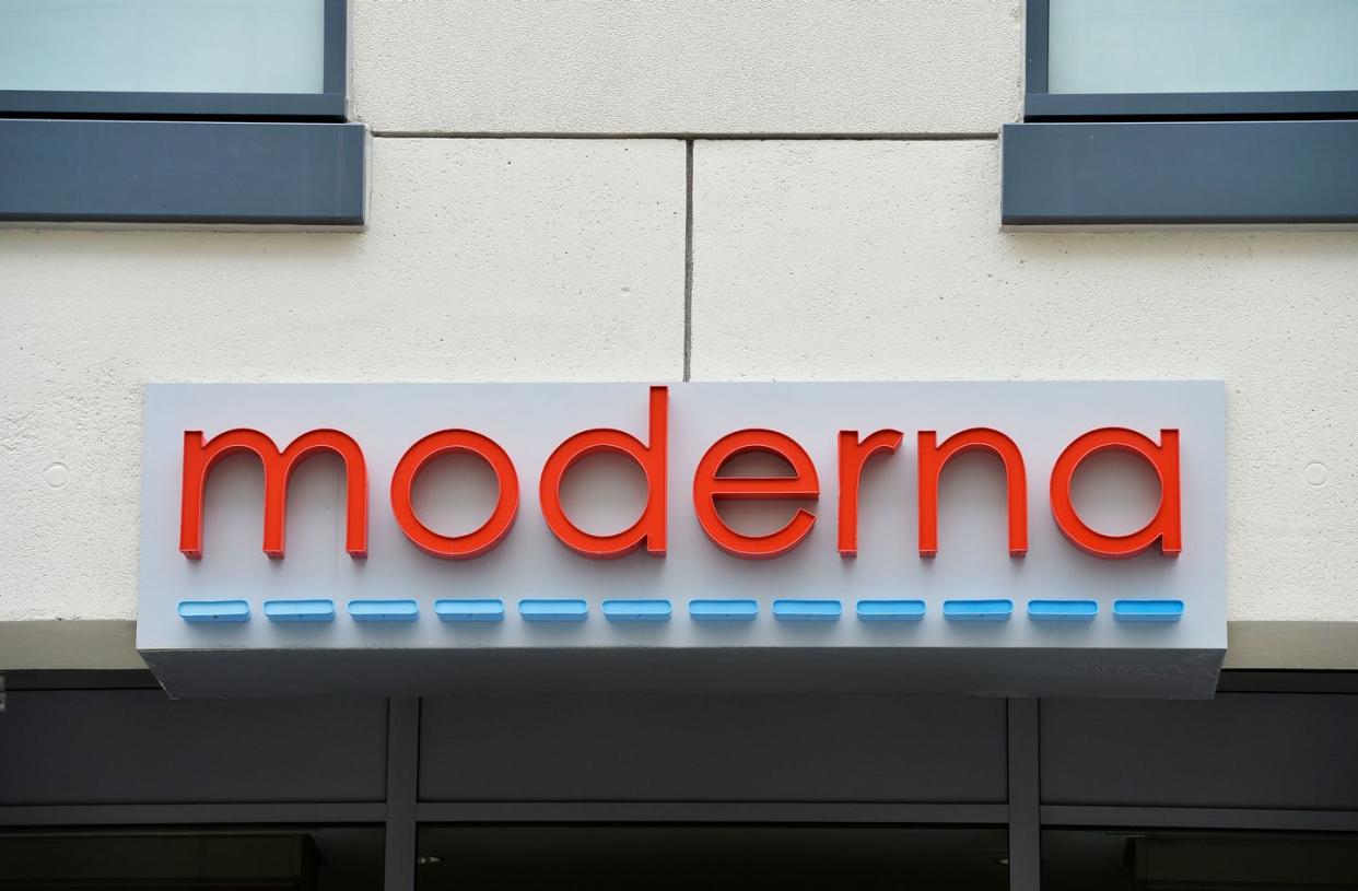 <span class="caption">Moderna just released the results of a phase 1 trial for a COVID-19 vaccine.</span> <span class="attribution"><a class="link " href="https://www.gettyimages.com/detail/news-photo/the-moderna-headquarters-are-seen-in-cambridge-news-photo/1213500091?adppopup=true" rel="nofollow noopener" target="_blank" data-ylk="slk:JOSEPH PREZIOSO/AFP via Getty Images;elm:context_link;itc:0;sec:content-canvas">JOSEPH PREZIOSO/AFP via Getty Images</a></span>