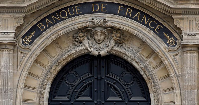 FILE PHOTO: Facade of the Bank of France "Banque de France" headquarters in Paris