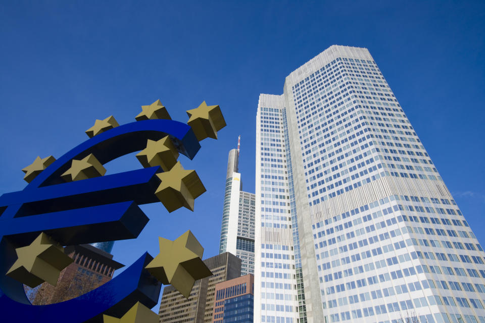 The European Central Bank said its latest dividend recommendation will remain valid until September 2021. Photo: Getty