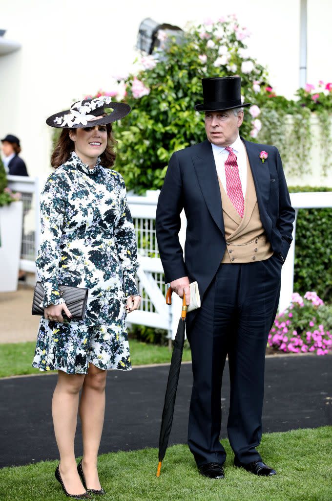 Princess Eugenie of York and Prince Andrew, Duke of York on Day 3