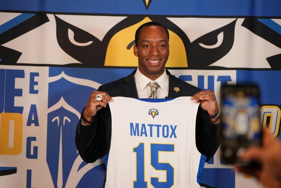 New Morehead State men’s basketball coach Jonathan Mattox says his plan for the Eagles is to look a lot like MSU has while winning 94 games over the past four seasons under ex-head man Preston Spradlin. “I am going to be my own person,” Mattox says. “But I’m also not an idiot, either. A lot of what (Spradlin) did worked.”