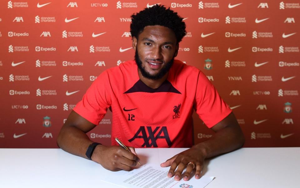 Joe Gomez signs new five-year Liverpool contract - GETTY IMAGES