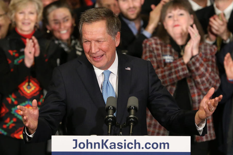 Kasich predicted as No. 2