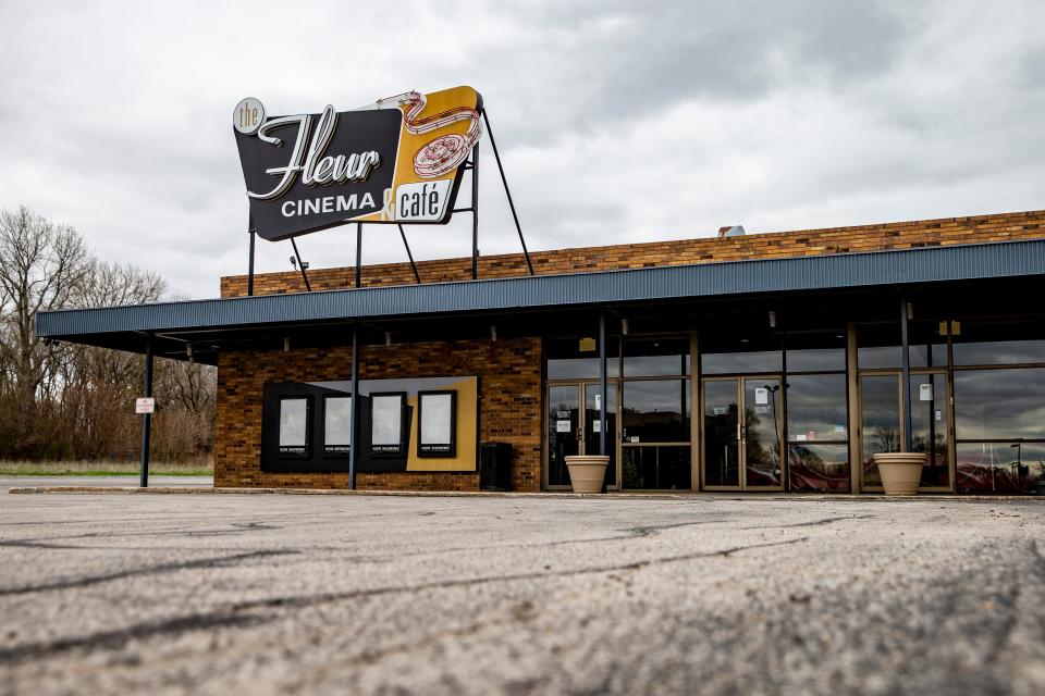 Fleur Cinema & Café is seen on May 4, 2022, in Des Moines.