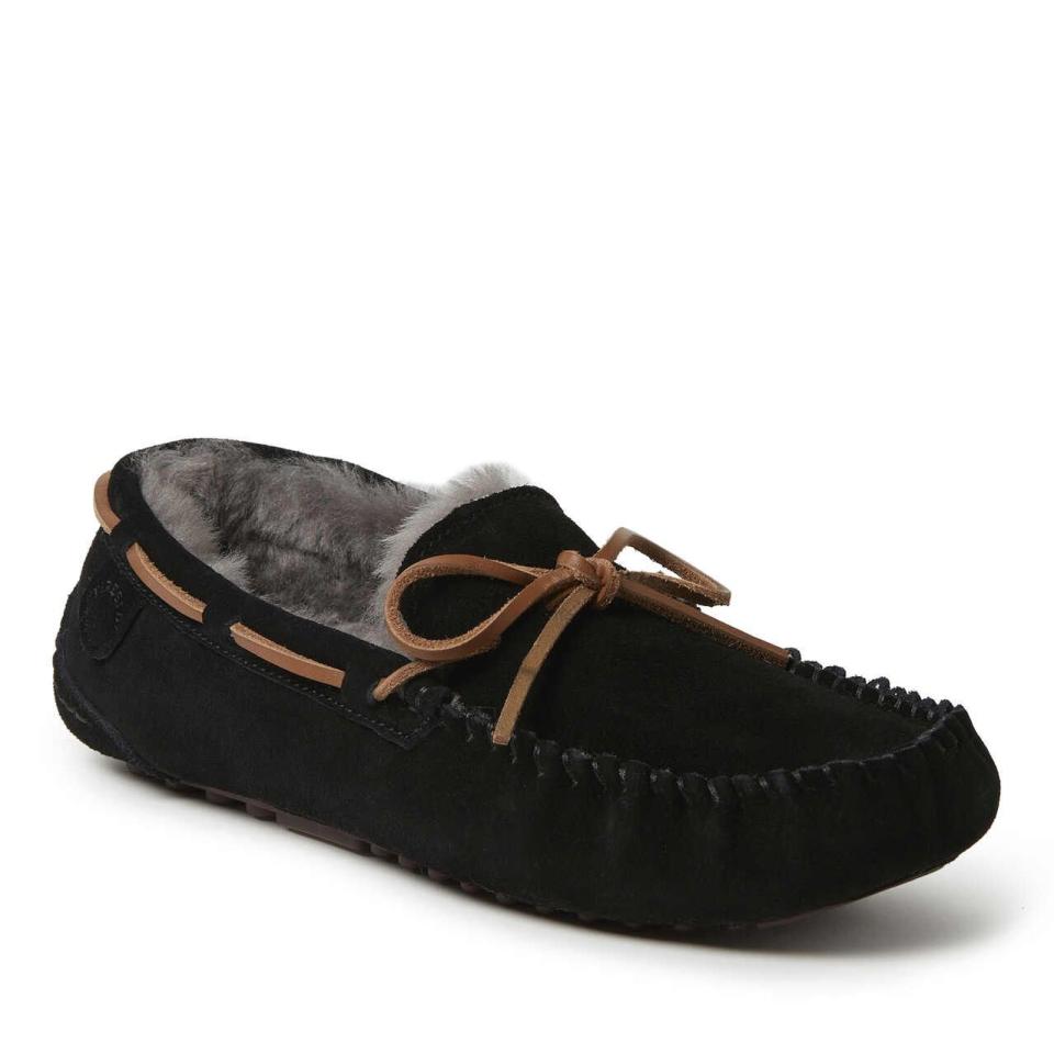 Genuine Shearling Moccasin Slipper