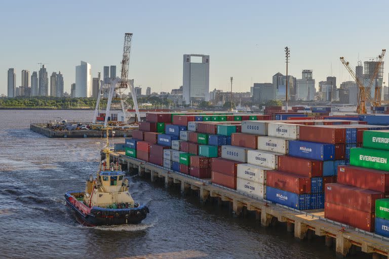 puerto de buenos aires, exportaciones e importaciones