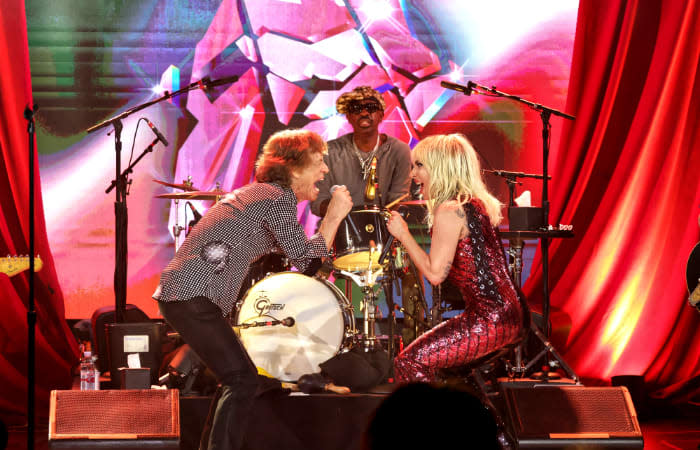 Lady Gaga y los Rolling Stones