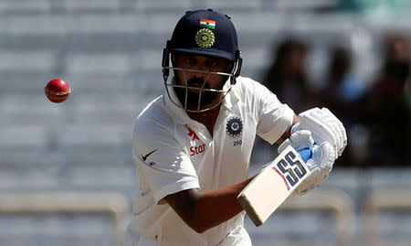 India's Murali Vijay plays a shot. REUTERS/Adnan Abidi